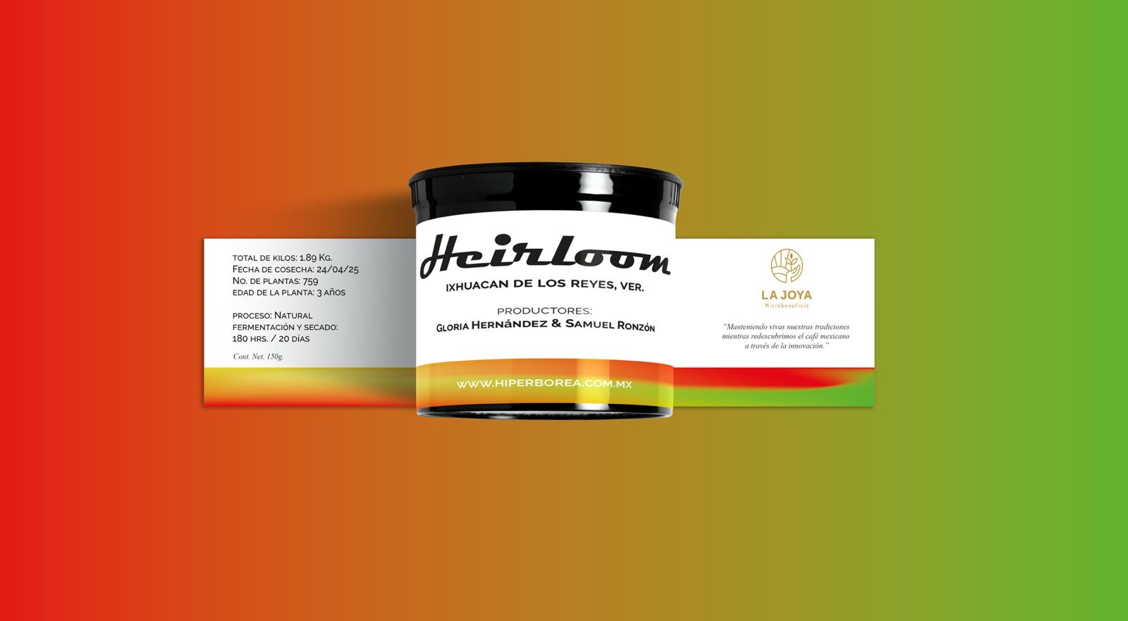 Micro beneficio La Joya/ Heirloom Natural/ Linea Variedades/150gramos